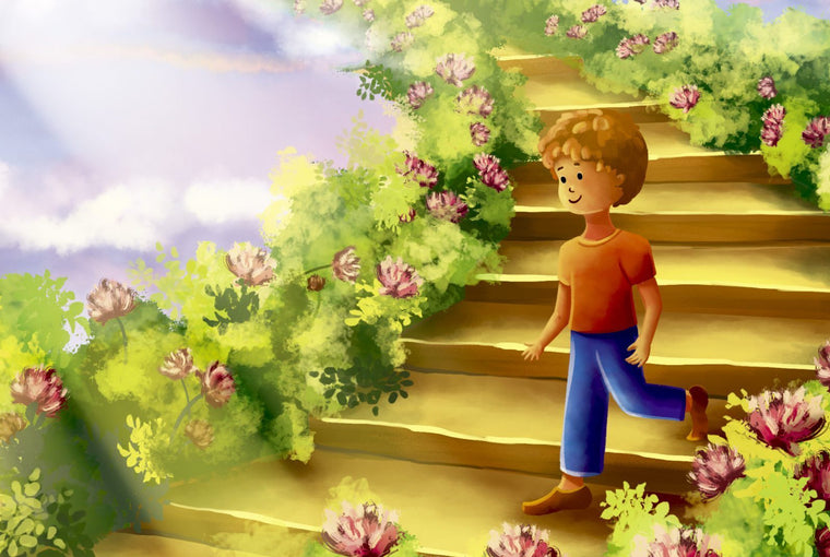 Illustration accompanying an article on CBT techniques for children