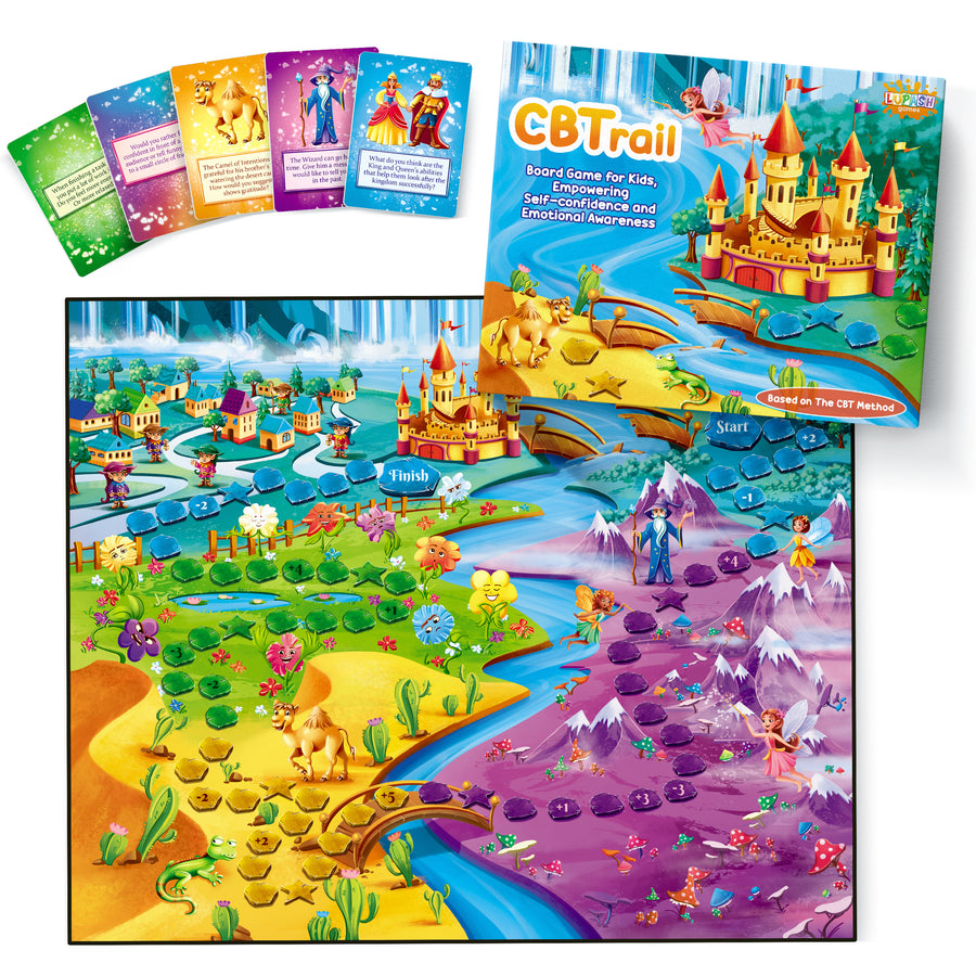CBTrail board game box showing the play experience.